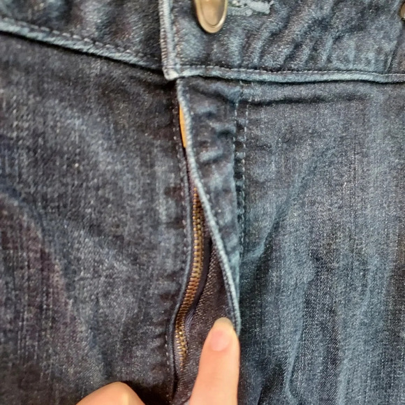 Lane Bryant Dark Wash Denim Bermuda Shorts in Size 28 - Picture 6 of 11